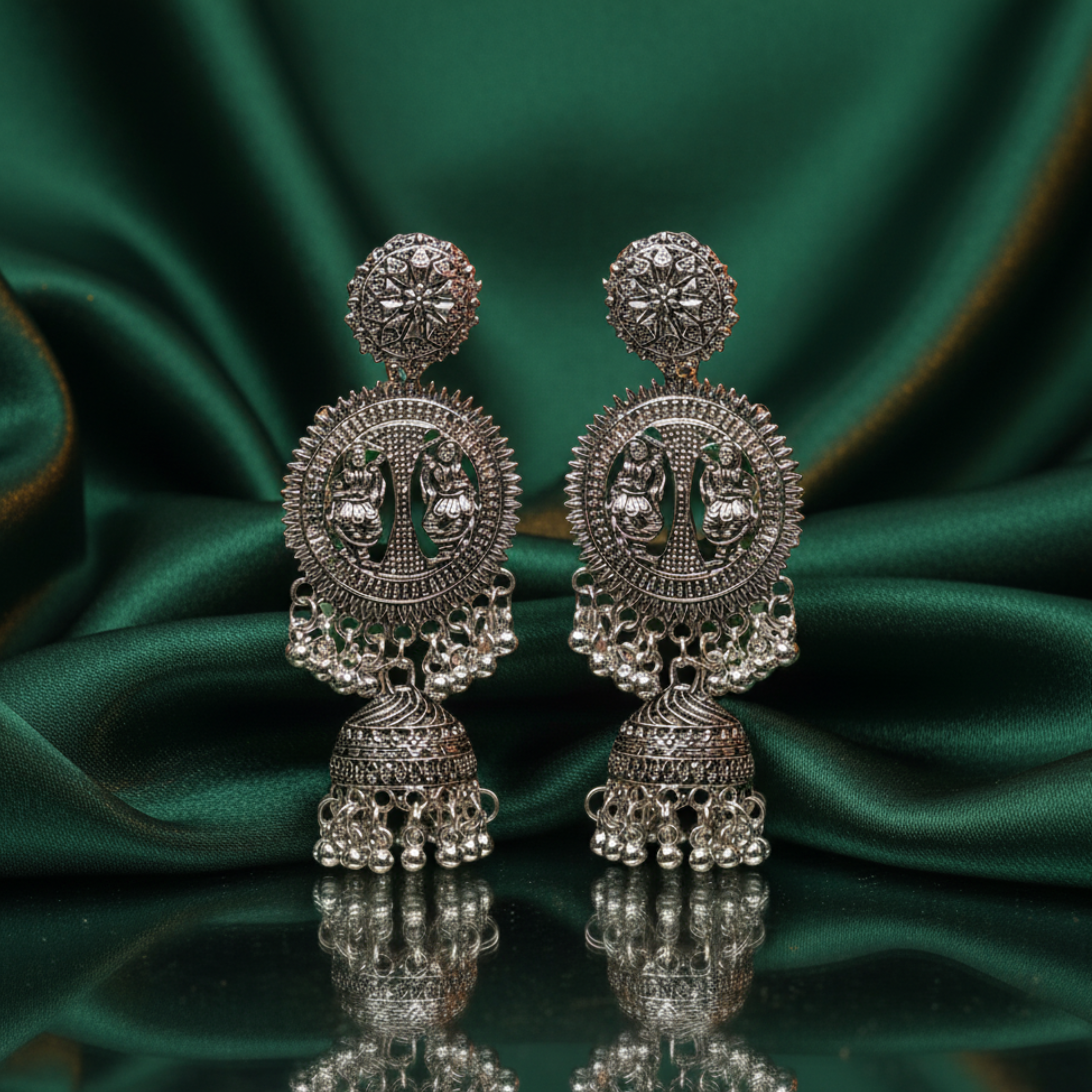Bhakti Elegance Jhumkas